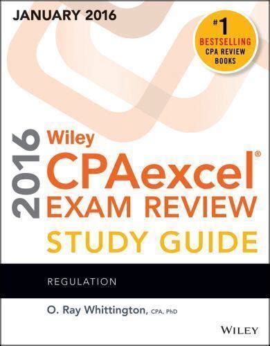 Download Wiley Cpaexcel Exam Review 2016 Study Guide January Regulation By O Ray Whittington