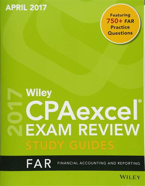 Read Wiley Cpaexcel Exam Review April 2017 Study Guide Financial Accounting And Reporting By Wiley