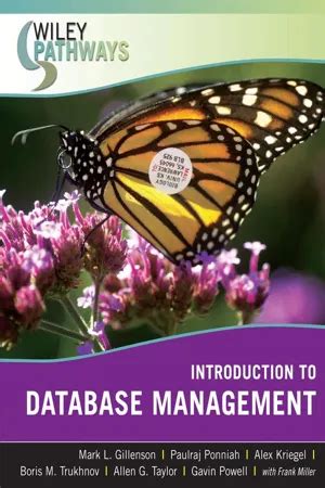 Read Online Wiley Pathways Introduction To Database Management By Mark L Gillenson