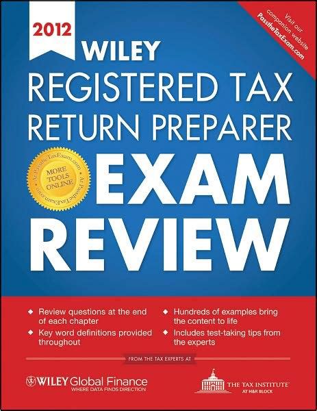 Read Wiley Registered Tax Return Preparer Exam Review By The Tax Institute At Hr Block