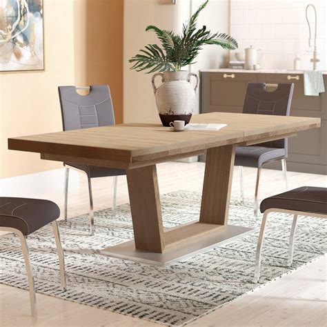 Pvillez Extendable Dining Table, Dining Table for