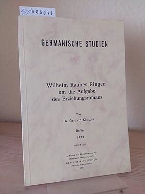 Wilhelm raabes ringen um die aufgabe des erziehungsromans. - Radar cross section handbook volume 2 of a twovolume set.