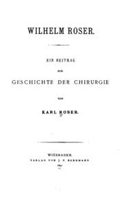 Wilhelm roser: ein beitrag zur geschichte der chirurgie. - 1989 2004 toyota hiace service repair manual download 89 90.
