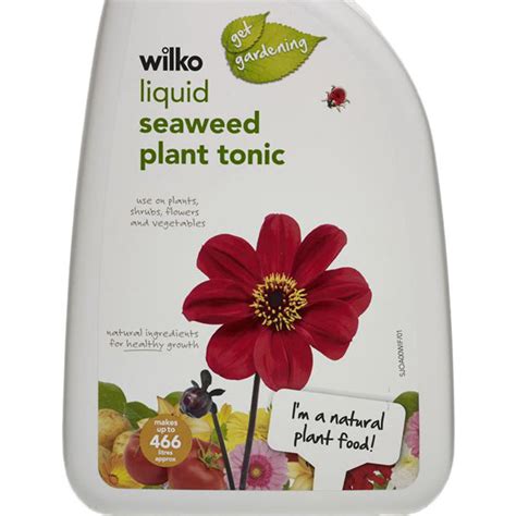 Wilko Seaweed Plant Tonic Liquid 1L Wilko