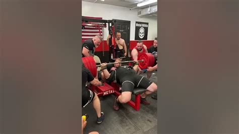 Will Barotti 1,105 lbs Bench Press - YouTube