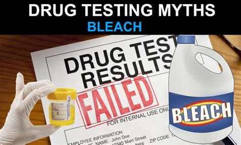 Will Bleach Help Me Pass A Home Drug Test