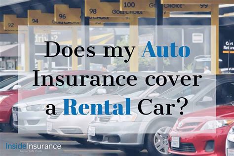 Will Car Insurance Cover Rental Car