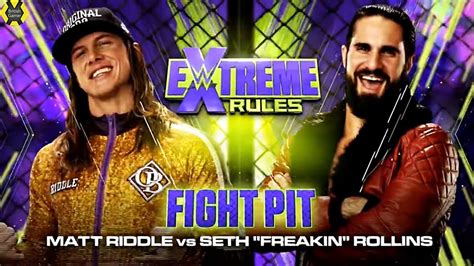 474px x 265px - Will Seth Rollins Fight Pit match main event Extreme Rules - carewestern