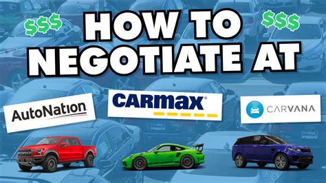 Will carmax negotiate. Competitive rates: With APRs as low as 5.75% for the most qualified borrowers, CarMax may give other online lenders a run for their money. Money-back guarantee: You have 30 days or up to 1,500 miles after purchase to change your mind and get a full refund from CarMax. Wide range of loan amounts: CarMax offers a large loan … 