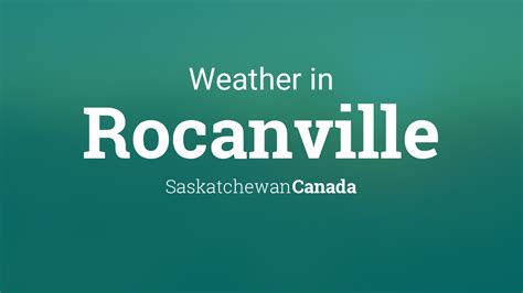 Will it rain or snow?: Rocanville, Saskatchewan - The Weather Network