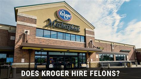 Will kroger hire felons. Things To Know About Will kroger hire felons. 