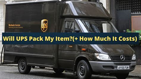 Will ups package my item. Things To Know About Will ups package my item. 