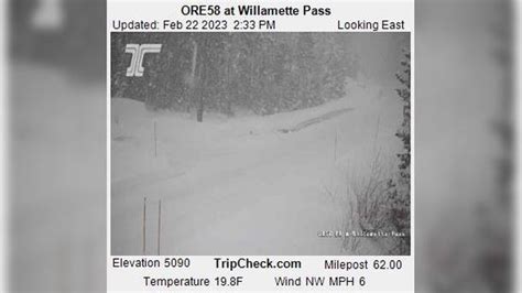 Willamette pass cam. Stevens Pass West 