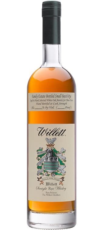 Willett straight rye whiskey. Any whiskey that has the honor of representing the Willett family estate name is an exceptional spirit. One of their absolute winners, a WFE 7 Years Old was made with a typical high rye mashbill of 74% rye, 11% corn, and 15% malted barley and aged in the white oak barrels in the family estate’s cellars in Kentucky for 7 years. 