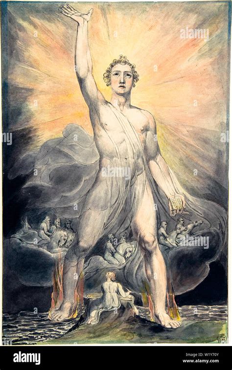 William Blake Angel of the Revelation (Book of Revelation, chapter 10