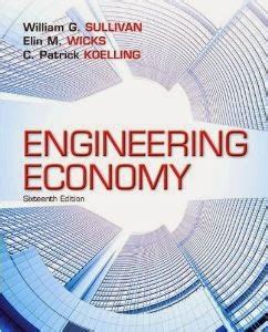 William Engineering Economics Solutions Sullivan Manual