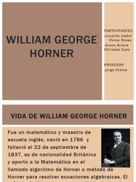William George Horner PDF Scribd. 