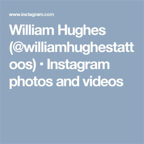 William Hughes Instagram Aba
