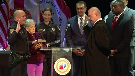 William Schultz sworn in as Fort Lauderdale’s new police chief