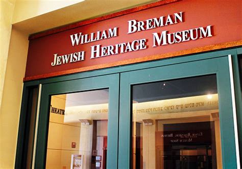 William breman jewish heritage museum. The William Breman Jewish Heritage Museum is home to the permanent exhibition Absence of Humanity: The Holocaust Years, 1933-1945, the Blonder Family Gallery dedicated to Southern Jewish History, and the Schwartz Gallery which hosts a variety of traveling and rotating exhibitions. 