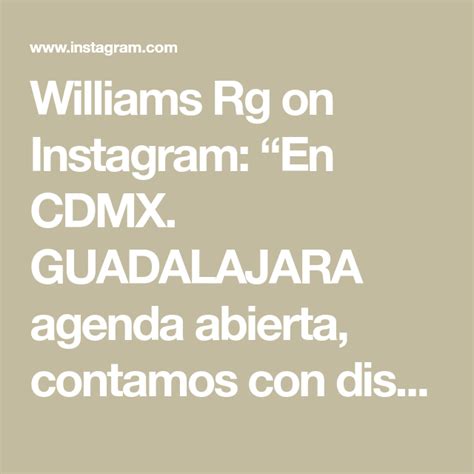 Williams Gutierrez Instagram Guadalajara