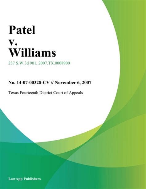 Williams Patel Video Yibin