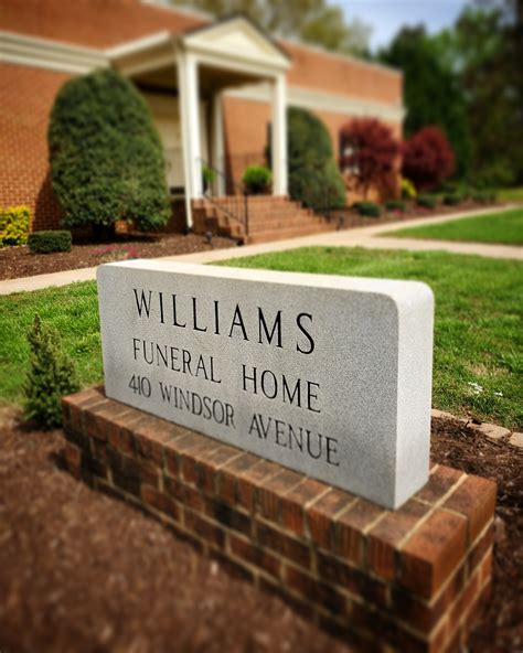 Authorize original obituaries for this funeral home. +1 434-848-2113. Edit. Located in Lawrenceville, Virginia. Williams Funeral Home 410 Windsor Ave, Lawrenceville, VA 23868, USA +1 434-848-2113 Send flowers.. 