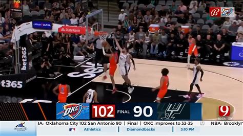 Williams lifts Thunder past Spurs and into West’s 10th seed