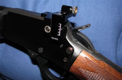 Williams peep sight marlin 336.  Installs very easily and the instruct...