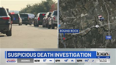 Williamson County investigating suspicious death in Round Rock