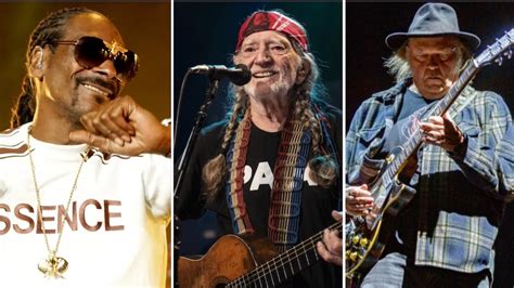 Willie nelson 90th birthday concert. Snoop Dogg made an appearance to sing "Roll me Up and Smoke Me When I die" with Willie. Couldn't think of a more appropriate song for the kings of weed, they... 