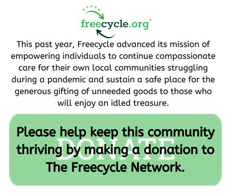 Newark Freecycle has 2,223 people giving and getting free stuff and there are many more people and groups all across Delaware. Give or Browse items. What people say. Jacqueline. I have gotten so many great items from this site. ... Wilmington Freecycle Oxford Freecycle West Chester Freecycle. Chester County Freecycle. Wilmington freecycle