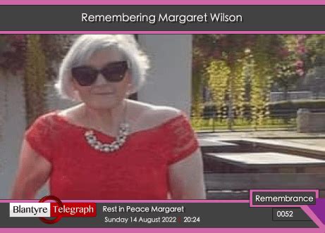 Wilson Margaret Messenger Blantyre