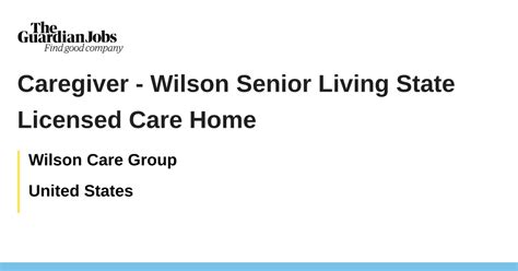 Wilson Senior Living State Licensed Care Home - LinkedIn