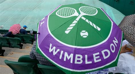 Wimbledon is finally dry as organizers try to catch up following 3 days of rain