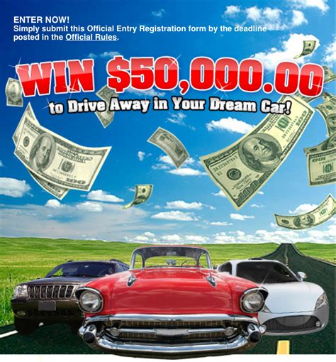Win a car sweepstakes. Dec 30, 2022 · Enter win two Chevy Corvette sports cars – a modified 2022 Corvette Stingray and a 1965 Corvette Sting Ray – plus $40,000 for taxes from Dream Giveaway. 