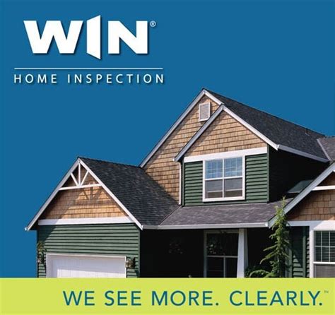 Win home inspection. WIN is the Most Innovative Home Inspection Services Company. To deliver actionable insights for hard to access spaces such as attics, roofs, chimneys, sewer drain lines, vents and crawlspaces, WIN utilizes state-of-the-art tools and technologies including drones, infrared scanners, 3D and 2D imaging, scope cameras, and robotics, where available. 