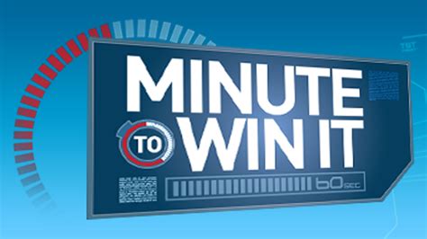 Win it minute. Minute To Win It. Bring the fun of a prime time favorite to your next event with our take on Minute to Win It, featuring the shows signature timer screen and sound effects. From “face the cookie” to “stack attack”, event guests will compete in a variety of 60 second challenges ranging in difficulty. 
