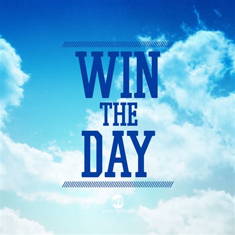 To win the day synonyms, To win the day pronunciation, To win the day translation, English dictionary definition of To win the day. to gain the victory, to be successful. See also: Day Webster's Revised Unabridged Dictionary, published 1913 by G. & C. Merriam Co.. 