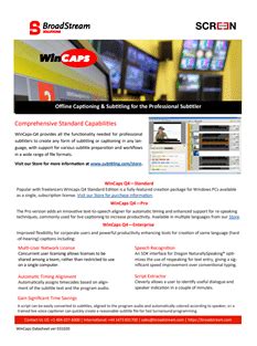 WinCaps Q4 Standard Broadstream Solutions