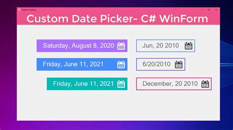 WinForms DateTime Picker & Calendar Windows Forms UI DevExpress