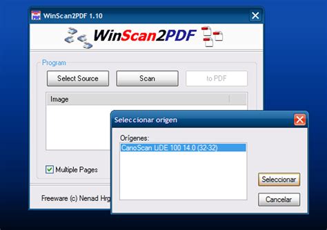 WinScan2PDF 