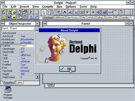 WinWorld: Borland Delphi 1.x