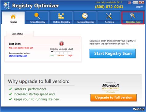 WinZip Registry Optimizer 4.22.1.6 Crack + License Key