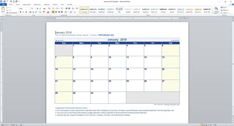 2017 Calendar. 2017 blank and printable Word Calendar Template. The calendar format is compatible with Google Docs and Open Office. Ideal for use as a school calendar, church calendar, personal planner, scheduling reference, etc. All calendar templates are free, blank, printable and fully editable!. 