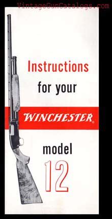Winchester model 12 shotgun owners manual. - Familienfideikommisse der stadt und republik luzern..