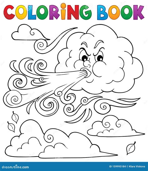 Wind Coloring Sheet Coloring Pages