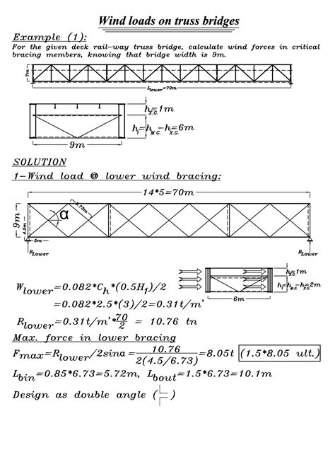 Wind bracing design example. 5 span 18m My question is should i consider ...