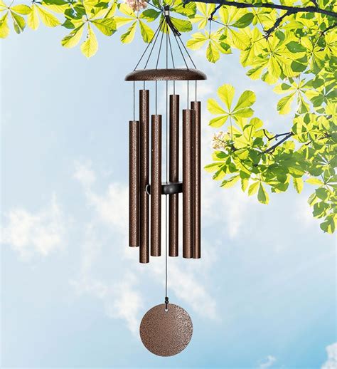 Wind river chimes. Weight: 4.0 lb. Brand: In Loving Memory® by Wind River. UPC: The In Loving Memory® 35" memorial wind chime is a charming memorial tribute that will honor your loved ones for years to come. Made of American redwood, these chimes are available in silver or bronze. Each are made in the USA and hand-tuned to pentatonic scales. 