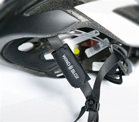 Wind-Blox helmet strap covers help riders bust the gusts for quiet ...